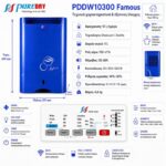 Puredry PDDW10300 Famous Mykonos Αφυγραντήρας 10 L/24ωρο με Ιονιστή και Wi‑Fi
