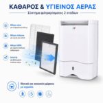 Puredry PDDW10100 Famous Αφυγραντήρας 10 L/24ωρο με Ιονιστή και Wi‑Fi